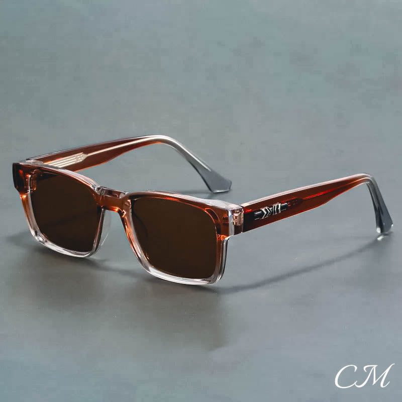 Matteo Ricci Square Sunglasses Tea Sunglasses