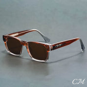 Matteo Ricci Square Sunglasses Tea Sunglasses
