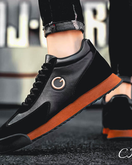 Angelo Guerra™ Italian Leather Sneakers Sneakers