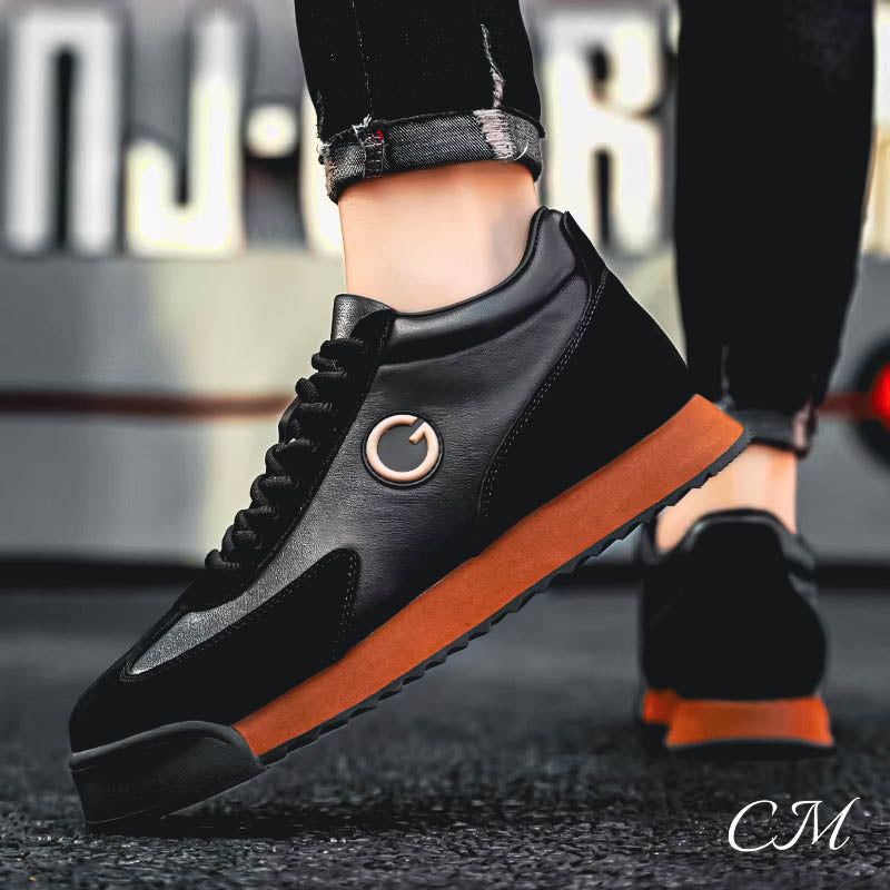 Angelo Guerra™ Italian Leather Sneakers Sneakers