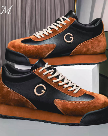 Angelo Guerra™ Italian Leather Sneakers Sneakers