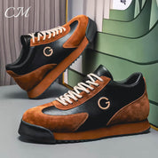 Angelo Guerra™ Italian Leather Sneakers Sneakers
