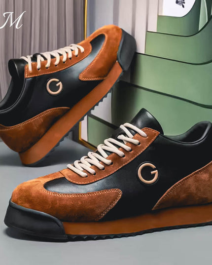 Angelo Guerra™ Italian Leather Sneakers Sneakers
