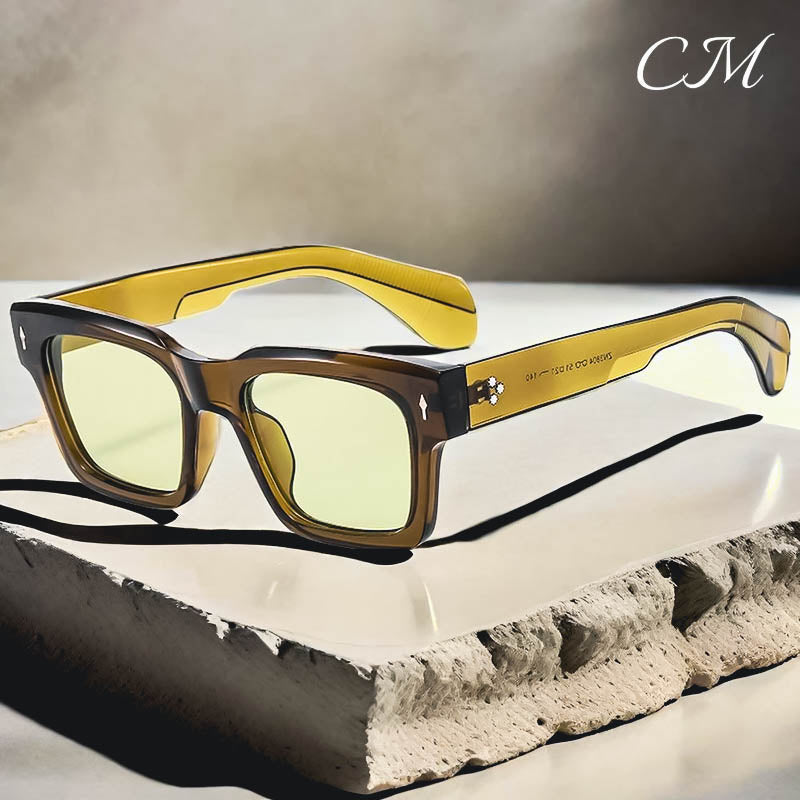 MetroGaze™ Square Sunglasses – UV400 Bold Square Frames Sunglasses
