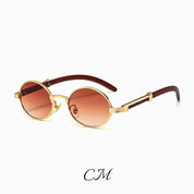 "Casanova" Premium Oval Sunglasses – UV400 Vintage Unisex Eyewear Sunglasses