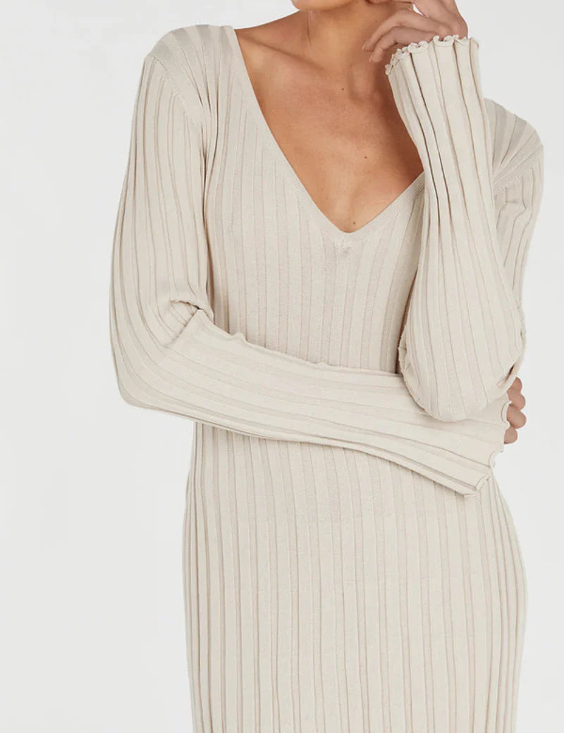 Eudora™ | Soft Ribbed Knit Bodycon Dress Dresses
