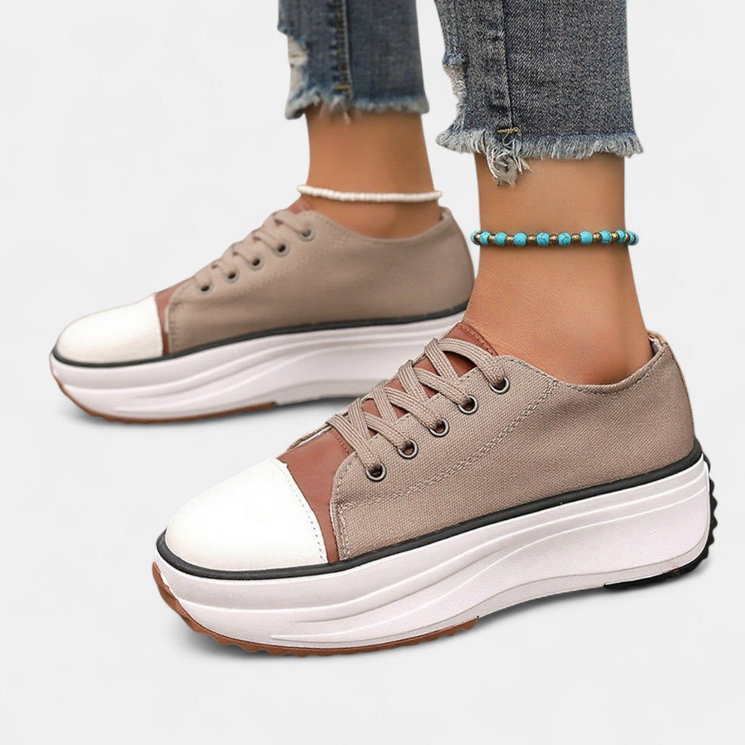 Eveloise | Comfortable Sneakers Brown Sneakers