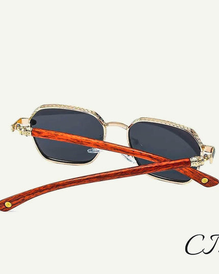 Giovanni™ Retro Wooden Sunglasses – UV400 Unisex Bamboo Frame Eyewear Sunglasses