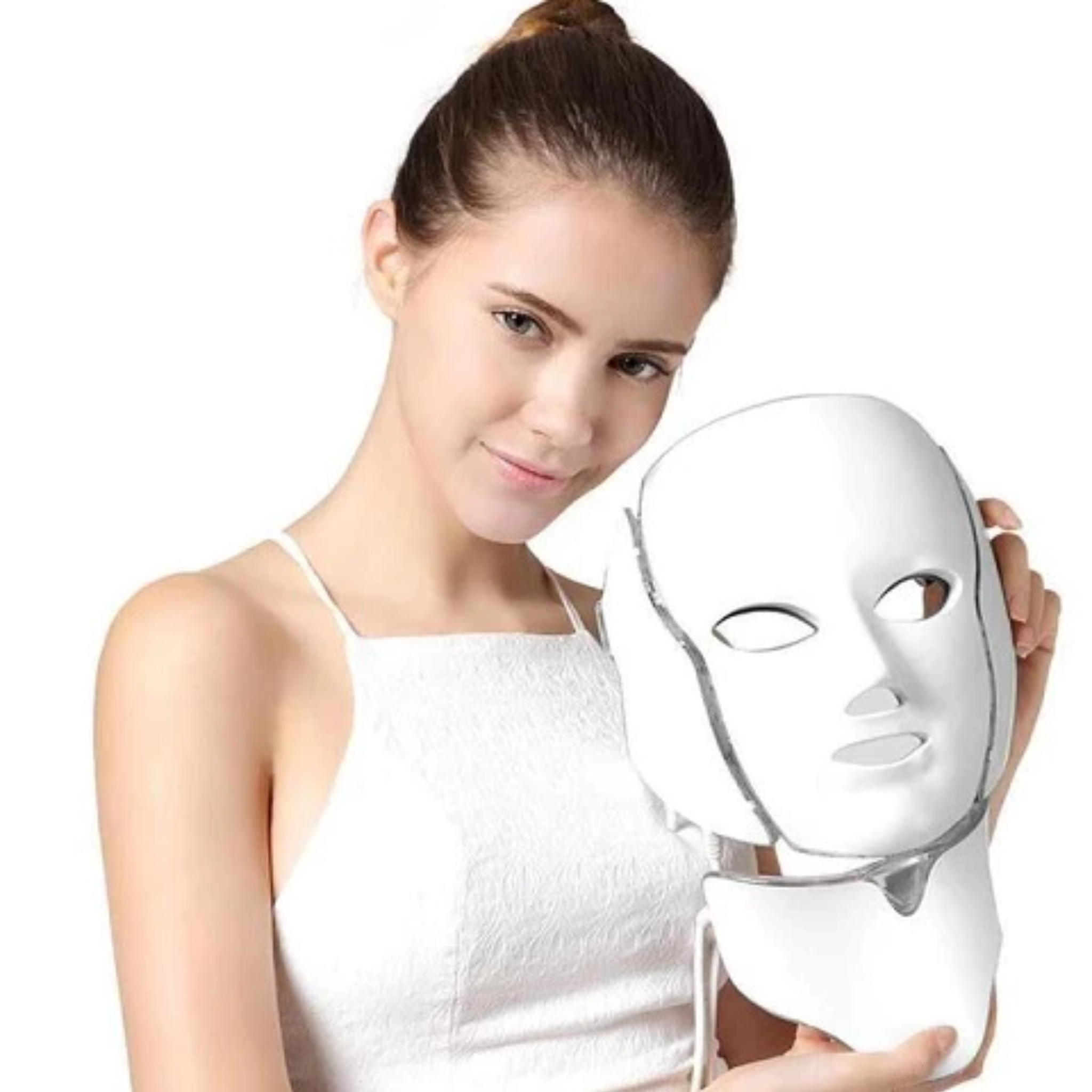 7 Colors LED Photon Light Therapy Mask - Face And Neck Treatment Beauty