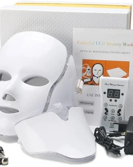 7 Colors LED Photon Light Therapy Mask - Face And Neck Treatment Beauty
