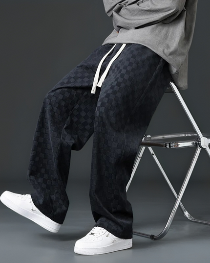 Velutia Cozy Sweatpants Black Men Pants