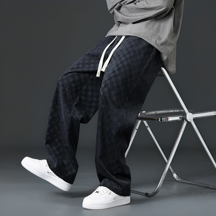 Velutia Cozy Sweatpants Black Men Pants