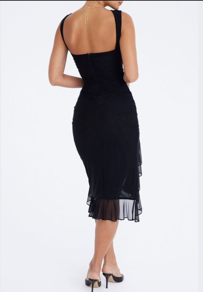 Haileys | Ruffle Midi Dress Dresses
