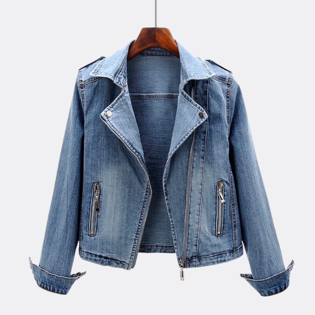 Women's Casual Denim Jacket Light Blue Denim Jacket