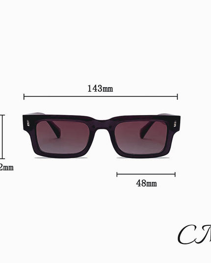 MetroGaze™ Square Sunglasses – UV400 Bold Square Frames Sunglasses