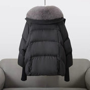 Dulcie™ | Elegant Plush-Collar Puffer Coat Jackets