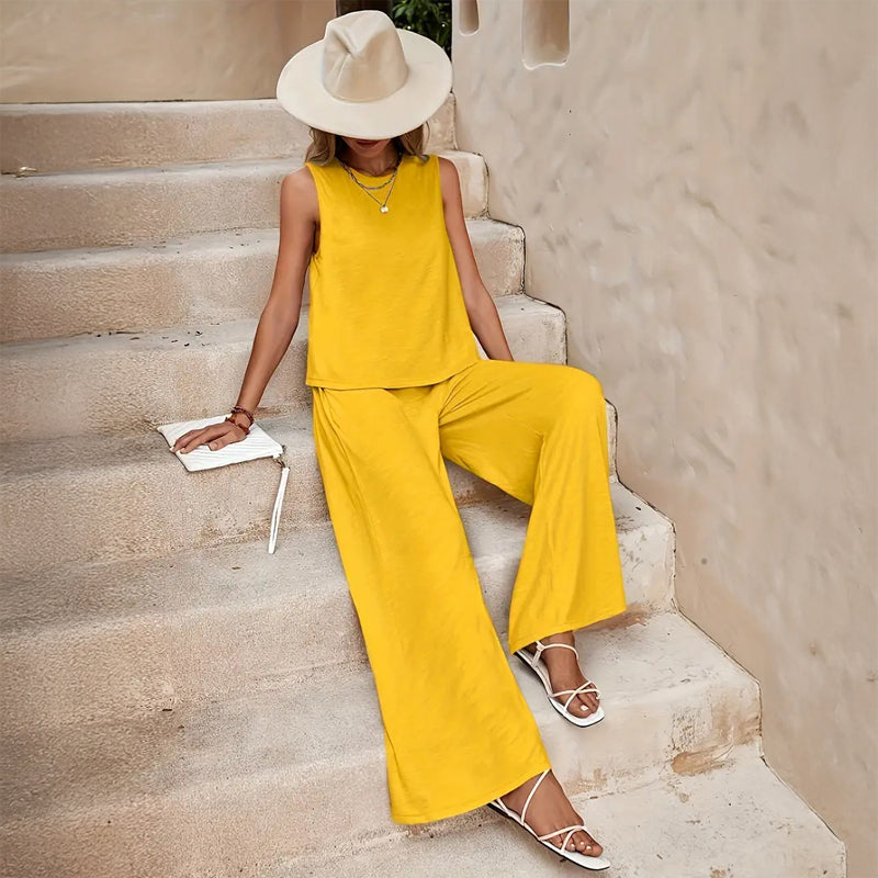 Emilia 2-Piece Lounge Set Chic & Airy Design Two Piece Outfits