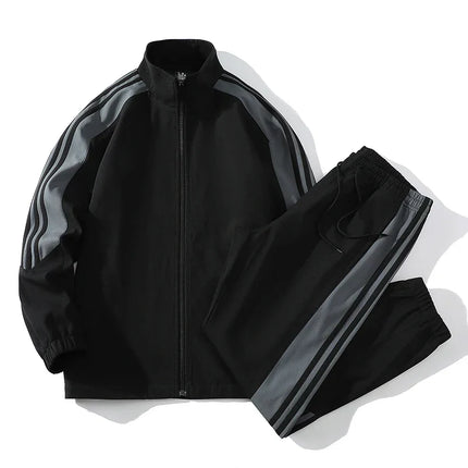 Vance Tracksuit Set Black Tracksuit Set