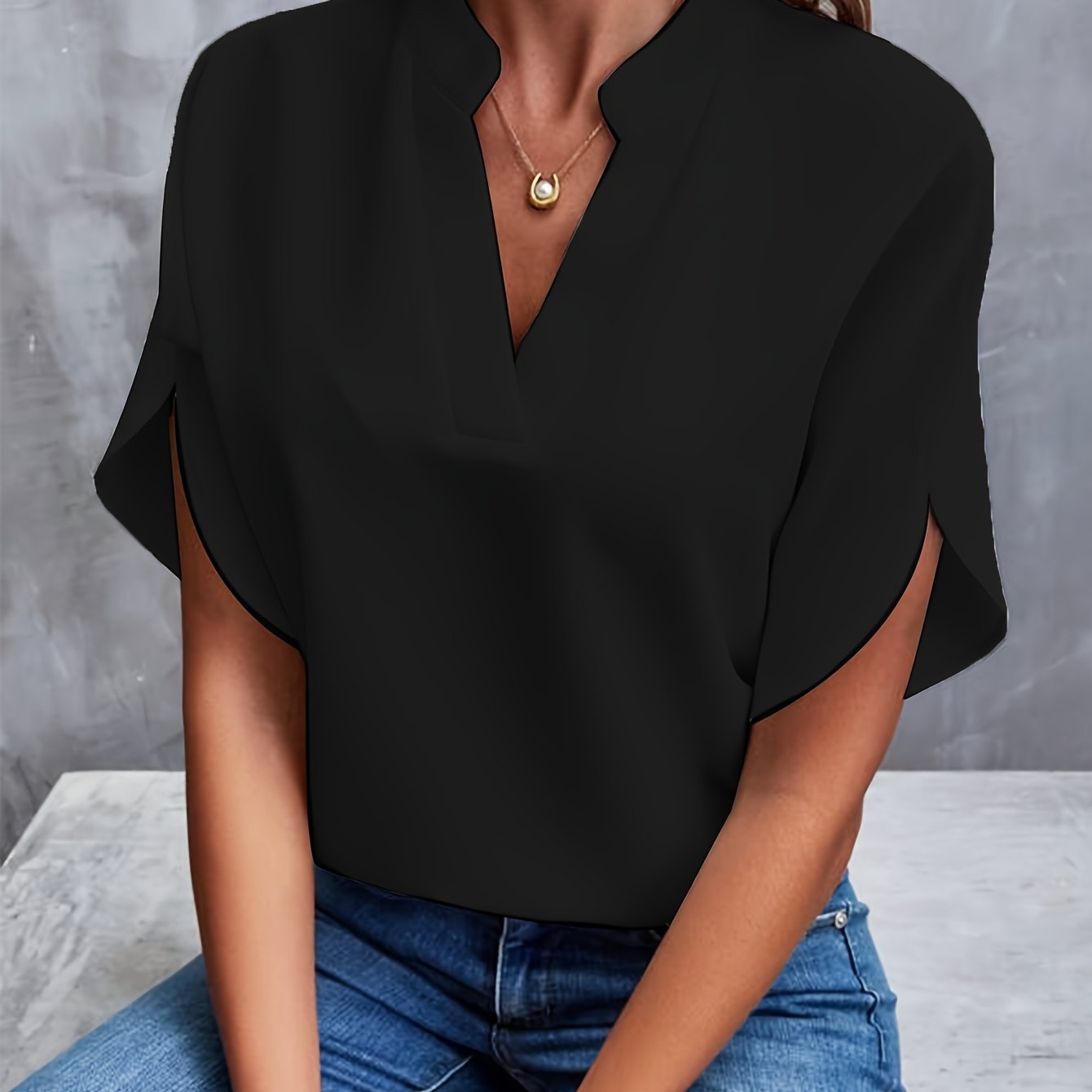 Billie | Elegant Blouse Black