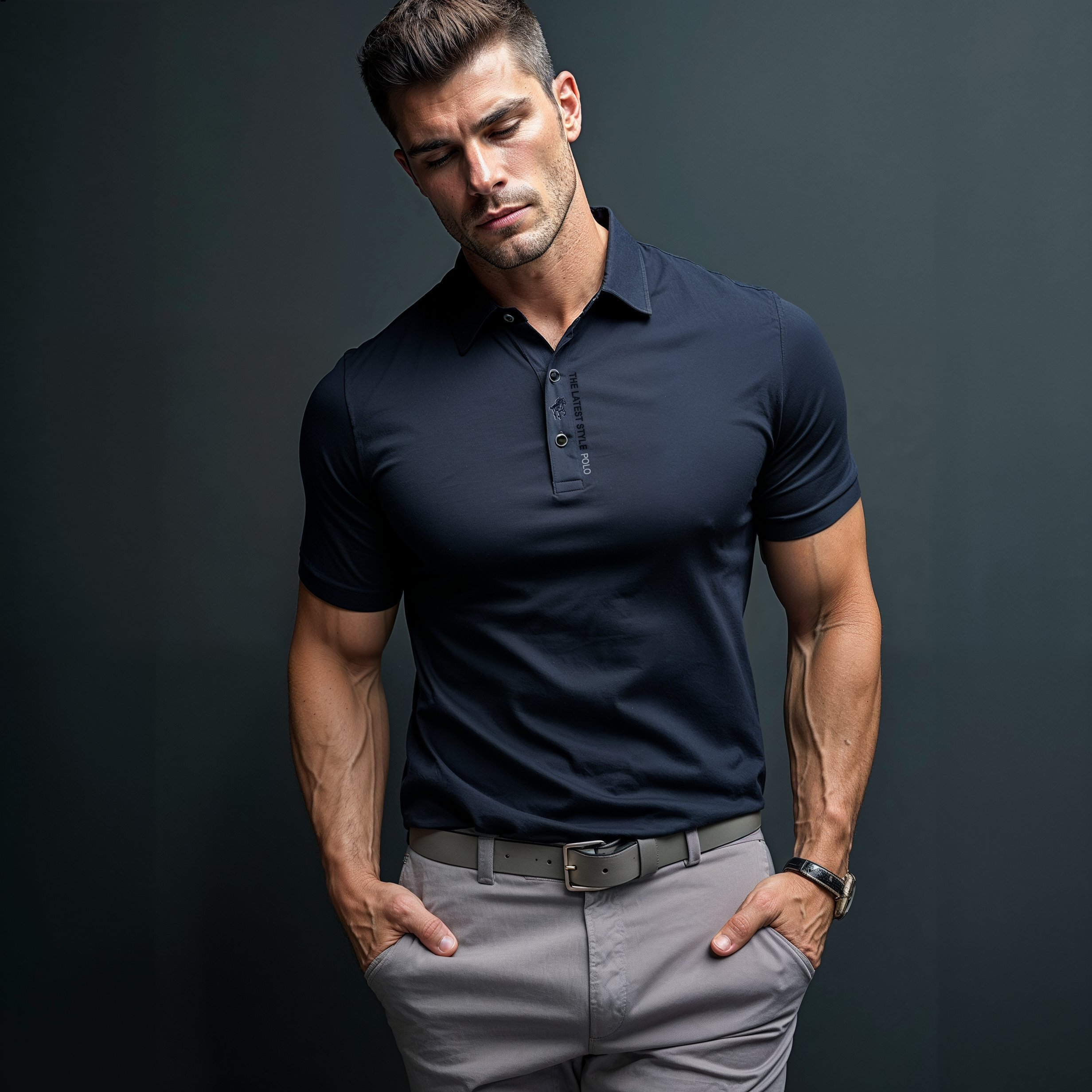 Men's Wrinkle-Free Polo Shirt Polo Shirts