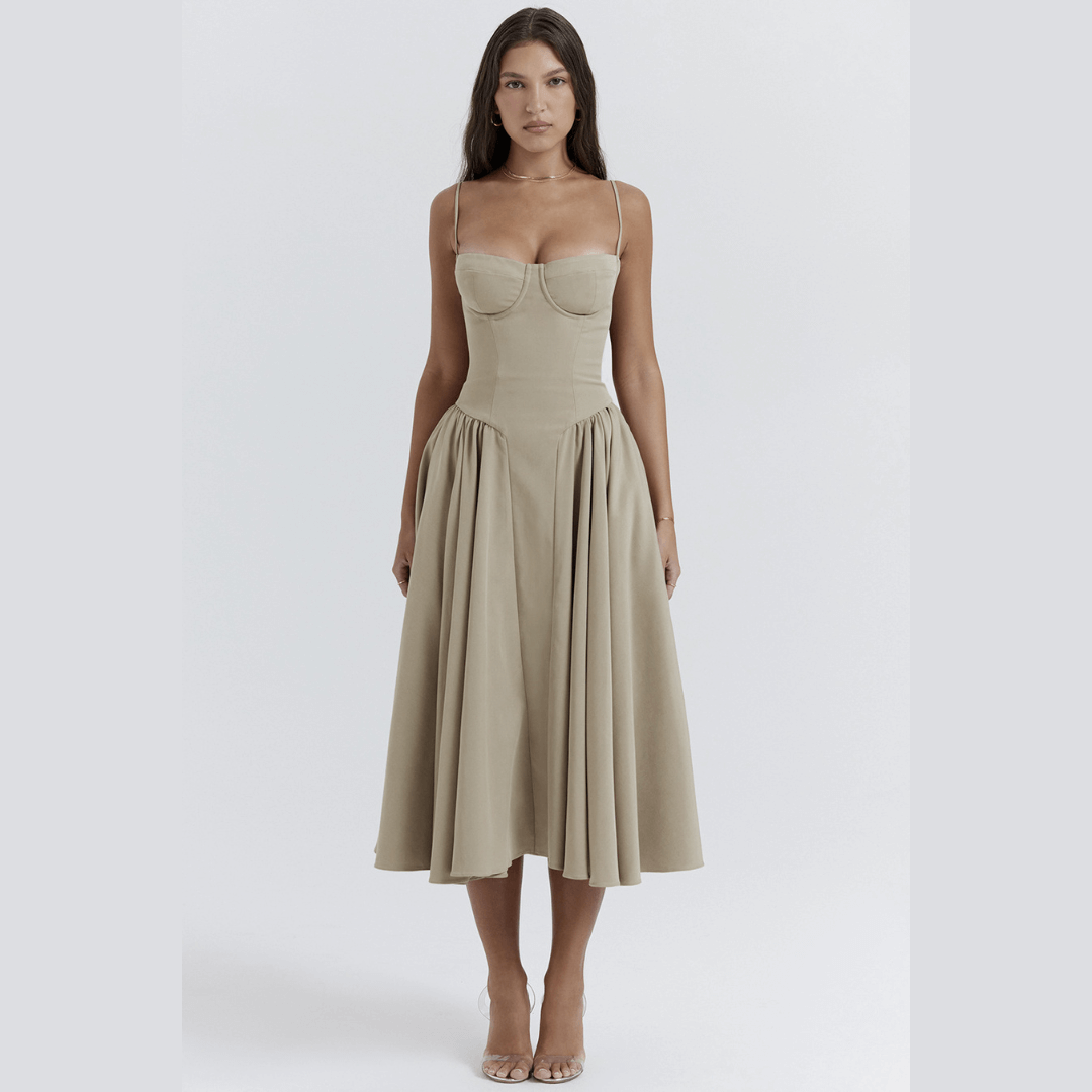 Waist Sculpting Sundress - OKOHOKO   # #