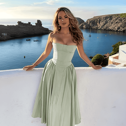 Waist Sculpting Sundress - OKOHOKO   # #