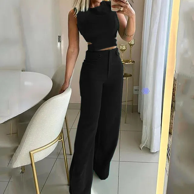 Florence | Two Piece Set Black