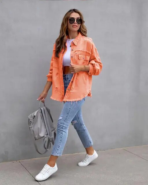 Oversized Denim Jacket Jacket
