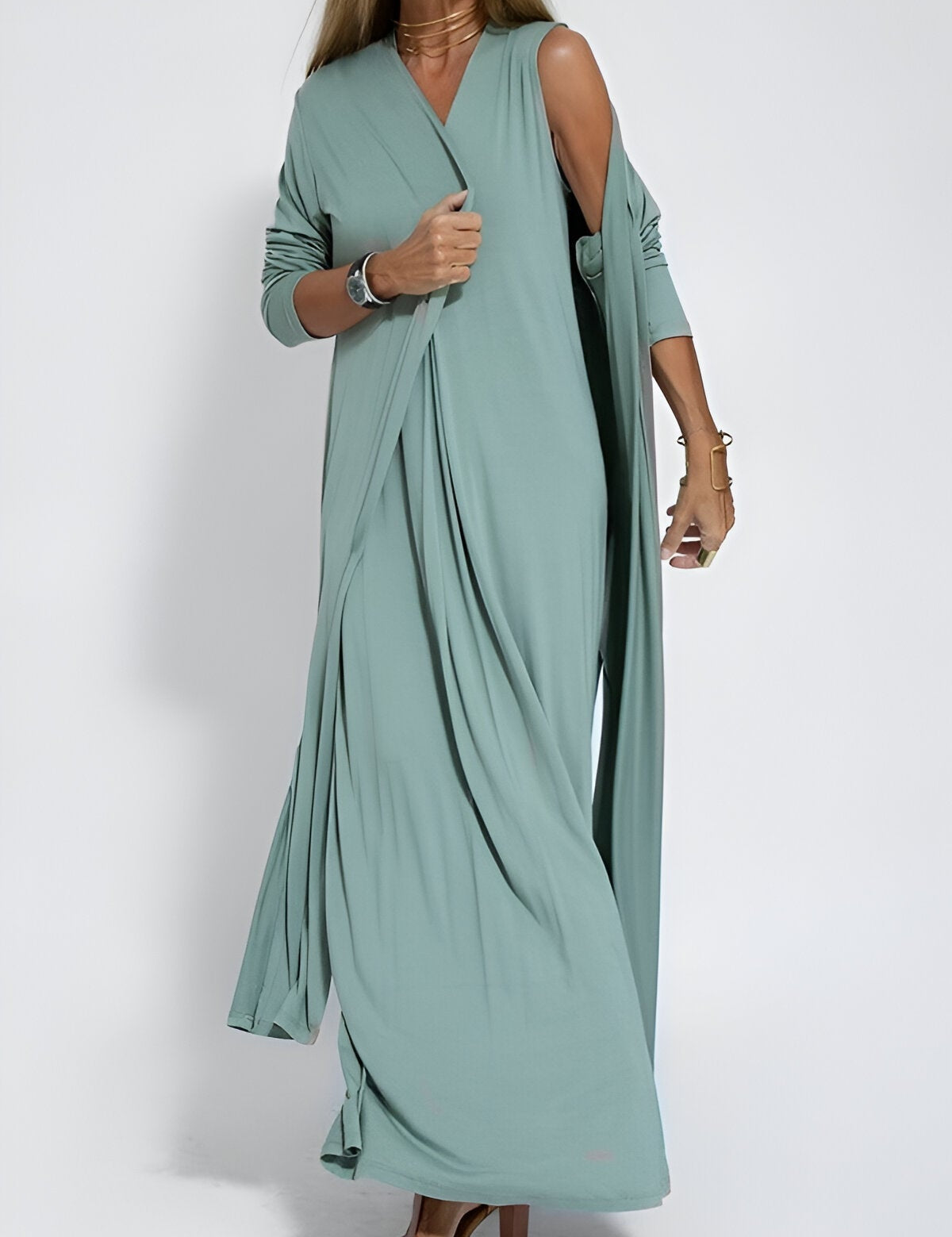 Delilah | Elegant long dress (+ Free Cardigan) Dress