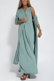 Delilah | Elegant long dress (+ Free Cardigan) Dress