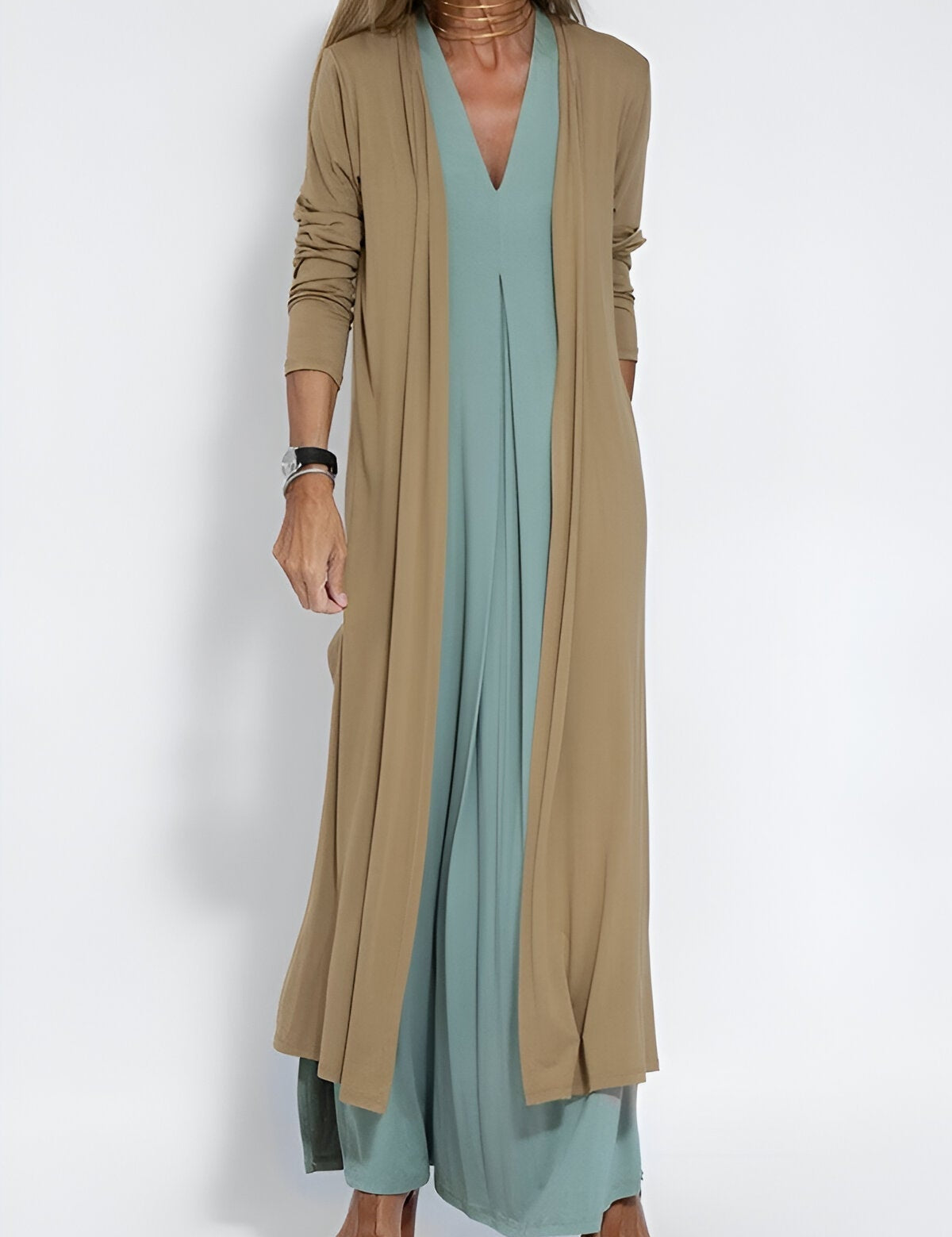 Delilah | Elegant long dress (+ Free Cardigan) Dress