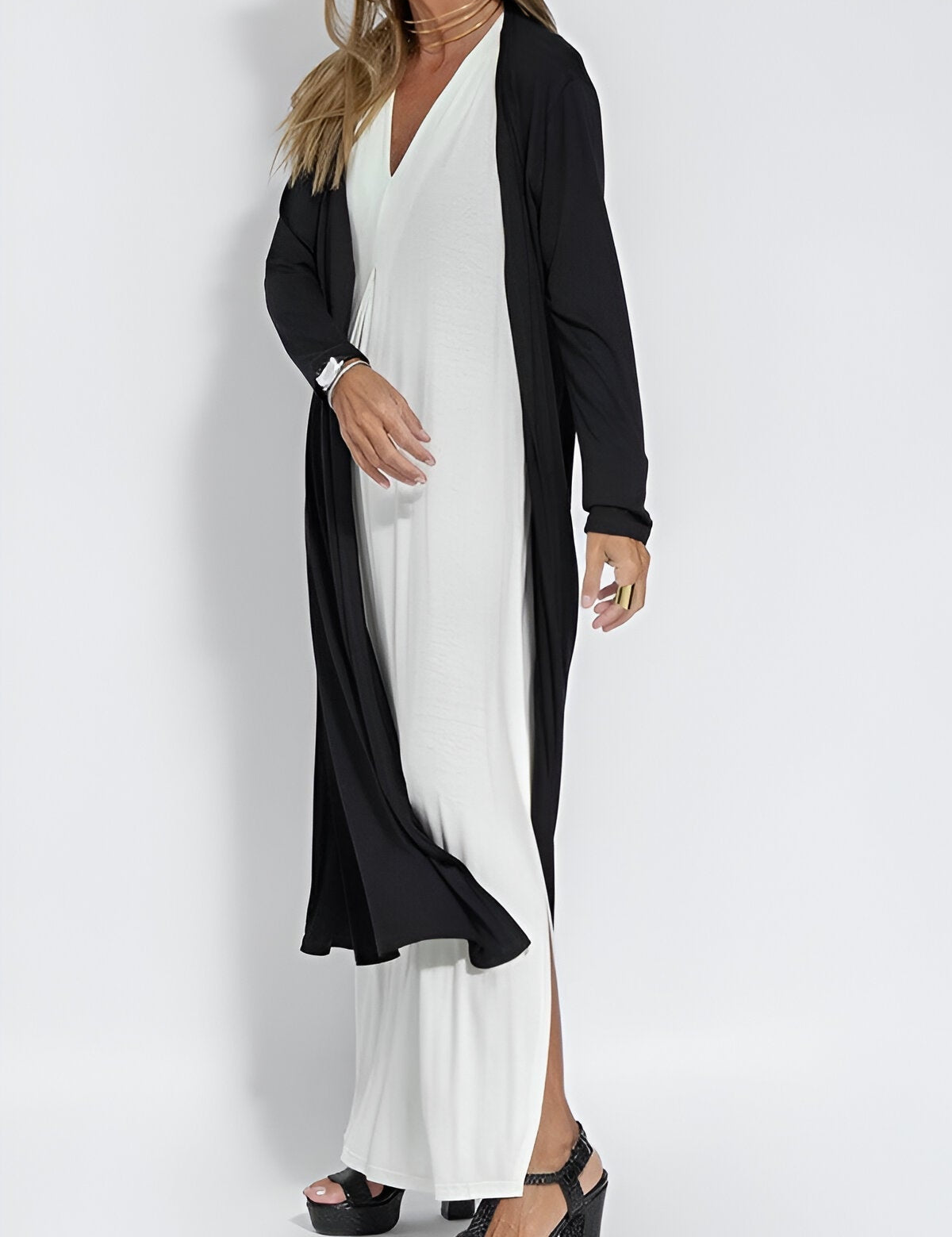 Delilah | Elegant long dress (+ Free Cardigan) Dress