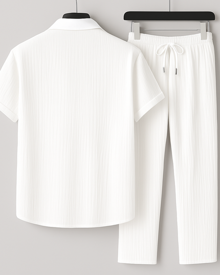 Cavari Relaxed Linen Set Men Set