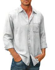 Mason | Casual Long-Sleeve Shirt White Shirts
