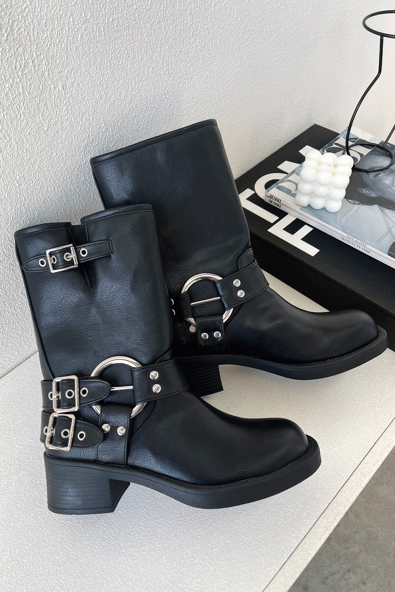 Women's Black Short Boots Boots