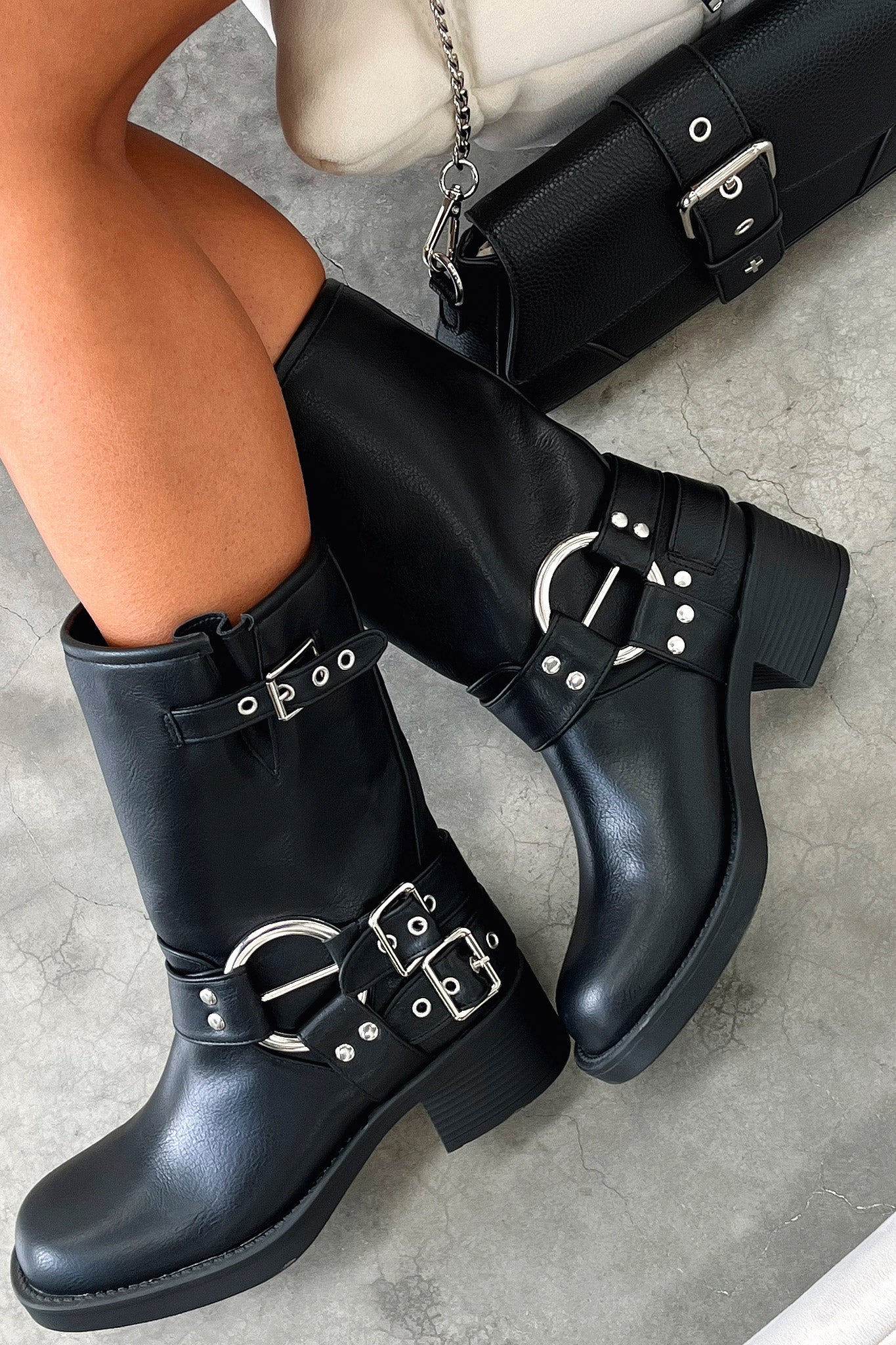 Women's Black Short Boots Boots