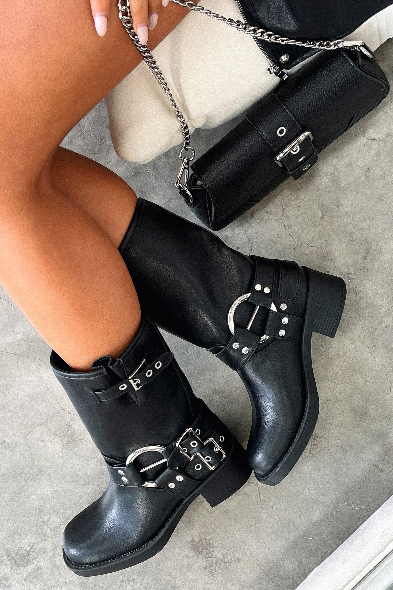 Women's Black Short Boots Boots