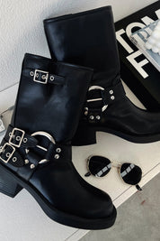 Women's Black Short Boots Boots