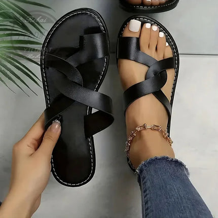 Sophia Strappy Sandals Black Sandals