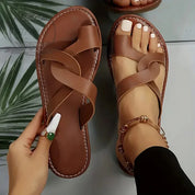 Sophia Strappy Sandals Chocolate Sandals