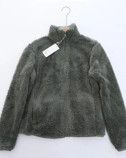 CozyChic Double Duty Fleece Jacket Army Green