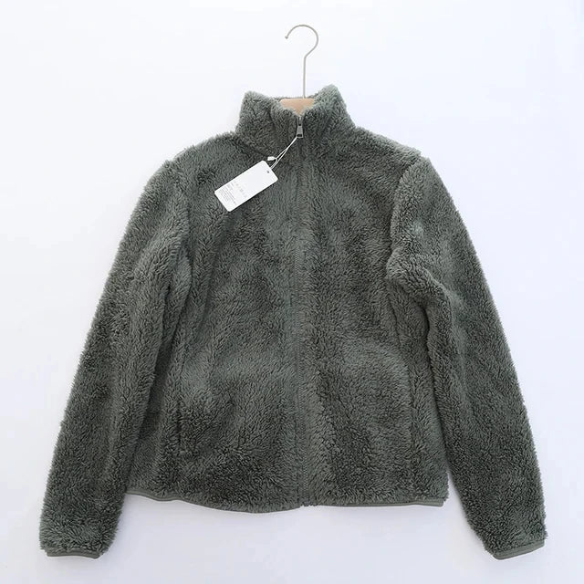 CozyChic Double Duty Fleece Jacket Army Green