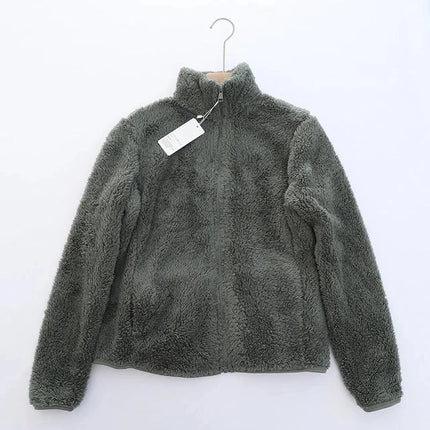 CozyChic Double Duty Fleece Jacket Army Green