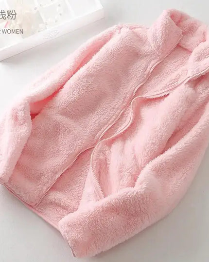 CozyChic Double Duty Fleece Jacket Pink