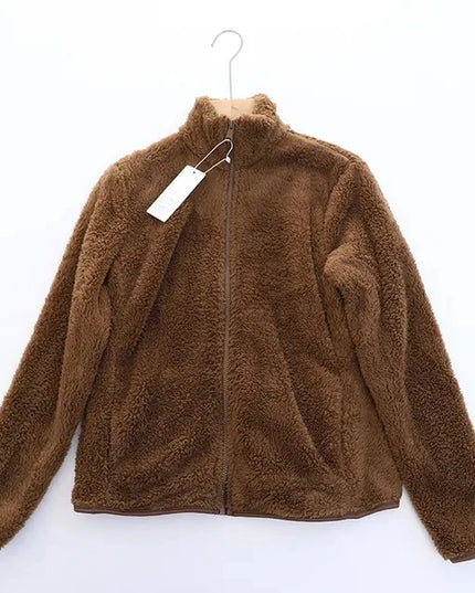 CozyChic Double Duty Fleece Jacket Brown