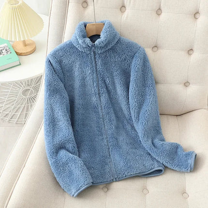 CozyChic Double Duty Fleece Jacket Blue
