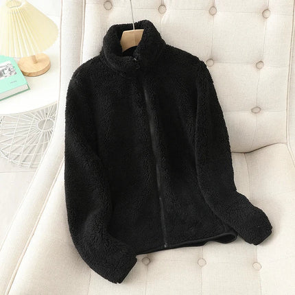CozyChic Double Duty Fleece Jacket Black