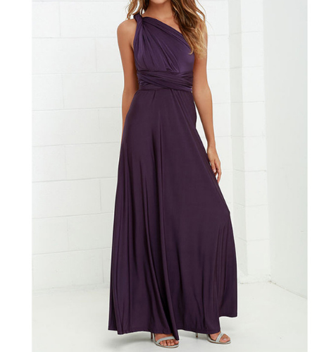Women's Multiway Maxi Dress Dark purple Dresses