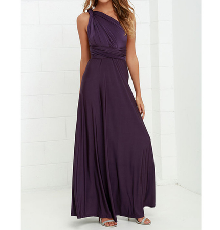 Women's Multiway Maxi Dress Dark purple Dresses