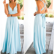 Women's Multiway Maxi Dress Light Blue L Dresses